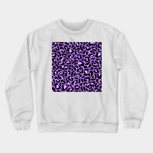 Pink and Purple Cheetah Print Crewneck Sweatshirt